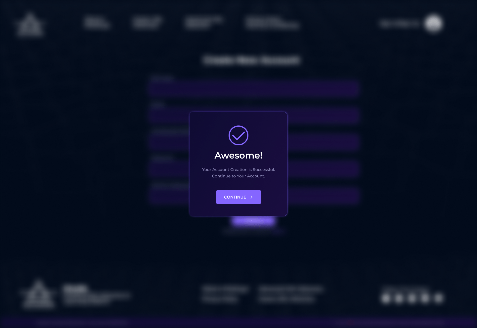 Account Created